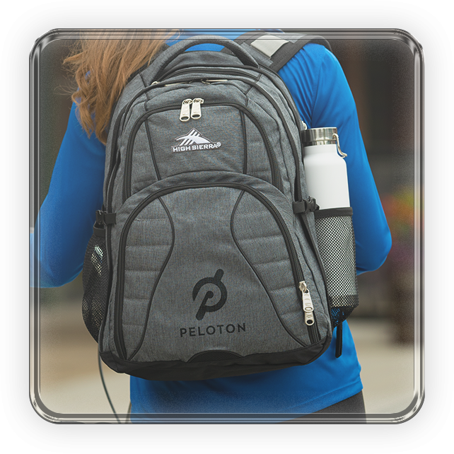 Sponsor Activation - Backpack with branding